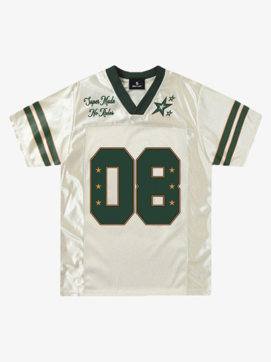 Camiseta Manfinity Studios Green Retro Jersey Oversized — Foto 2