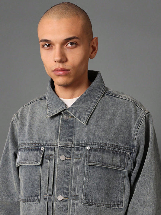 Blusa Manfinity Denim Vintage — Foto 2