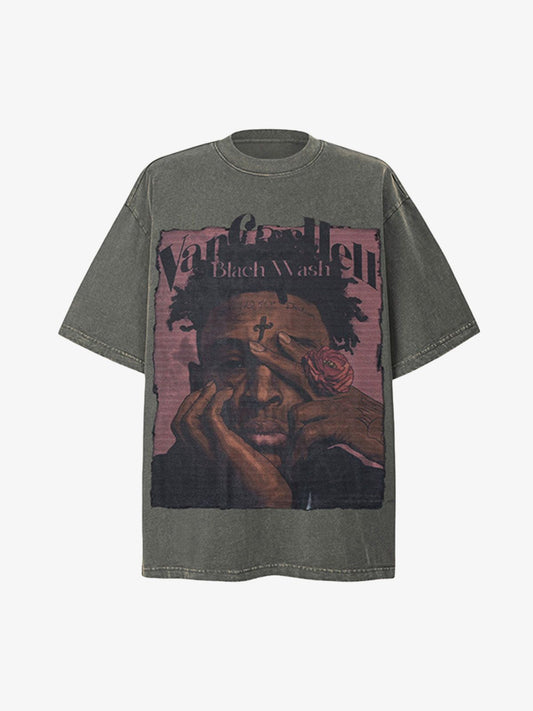 Camiseta Manfinity Black Wash — Foto 1