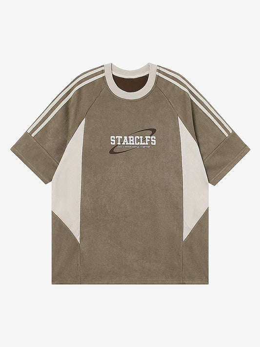 Camiseta Manfinity Suede Contrast — Foto 2
