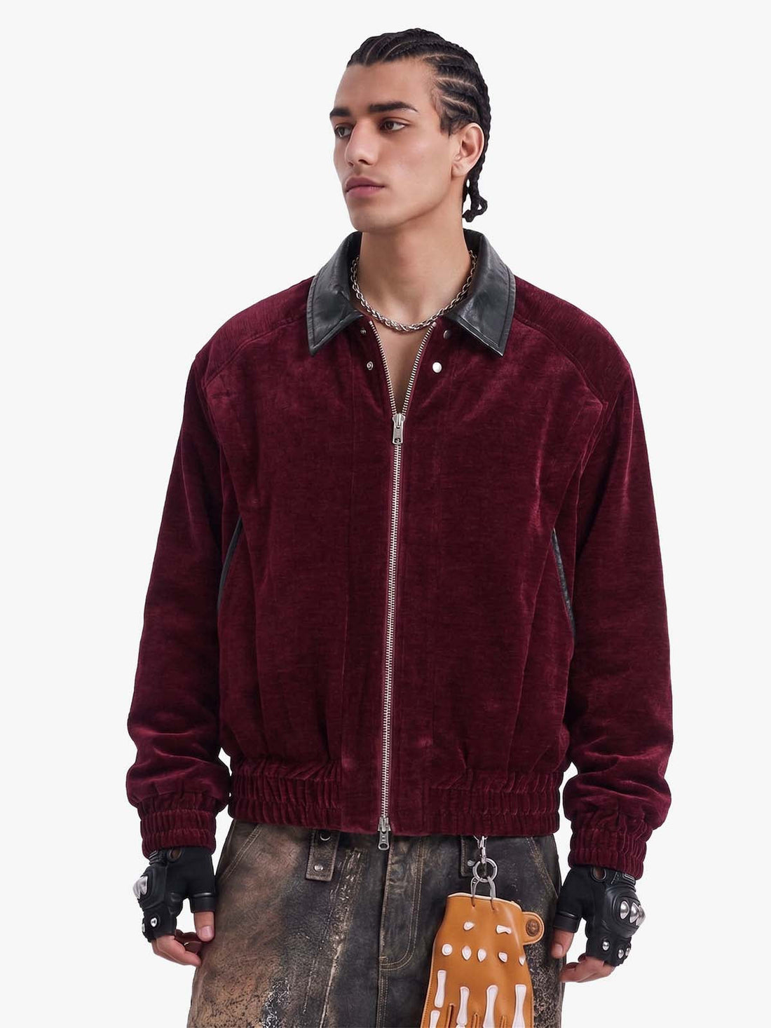 Jaqueta Manfinity Velvet Lapel — Foto 1