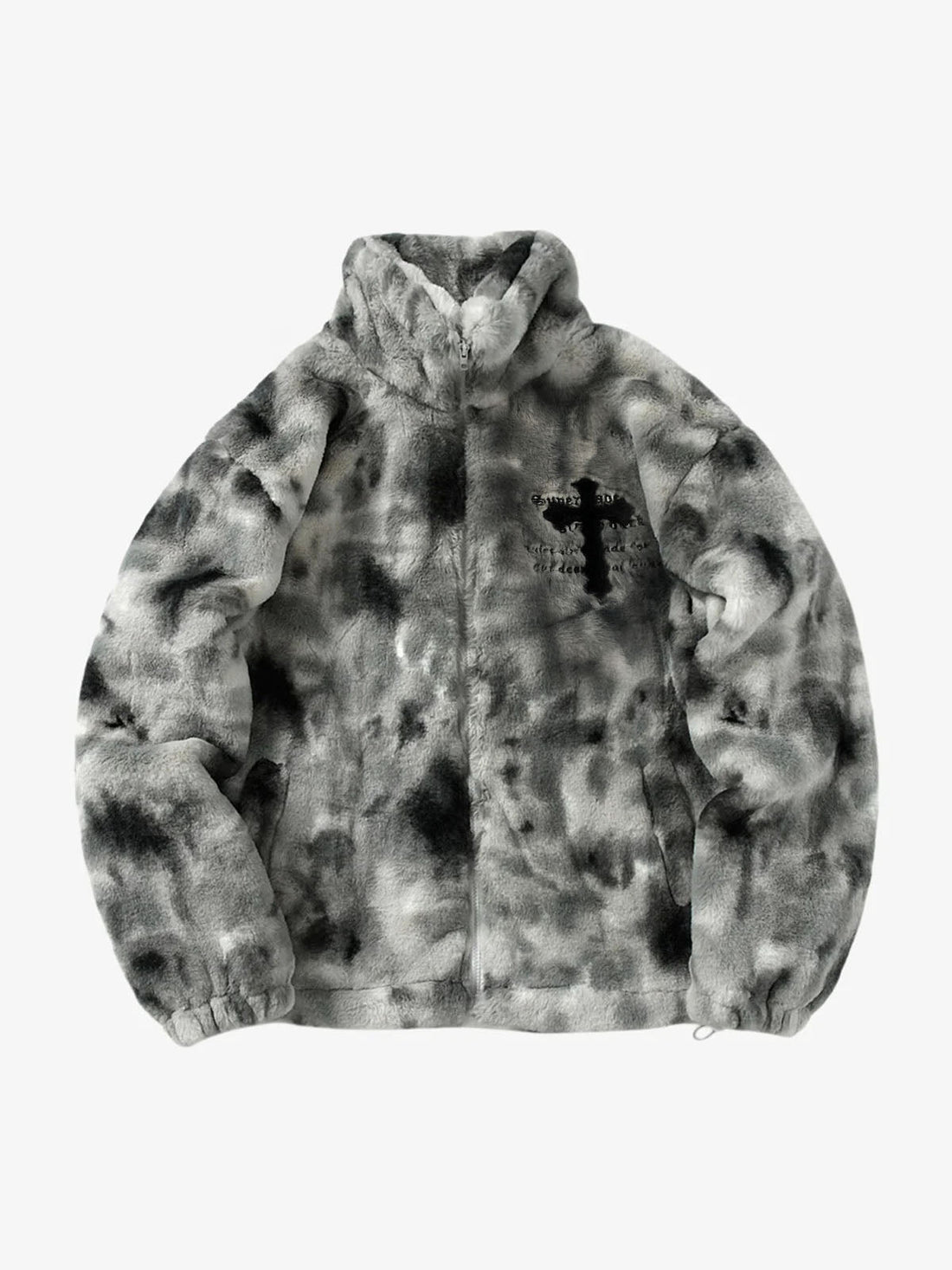 Jaqueta Manfinity Studios Gothic Cross Fleece Jacket — Foto 1