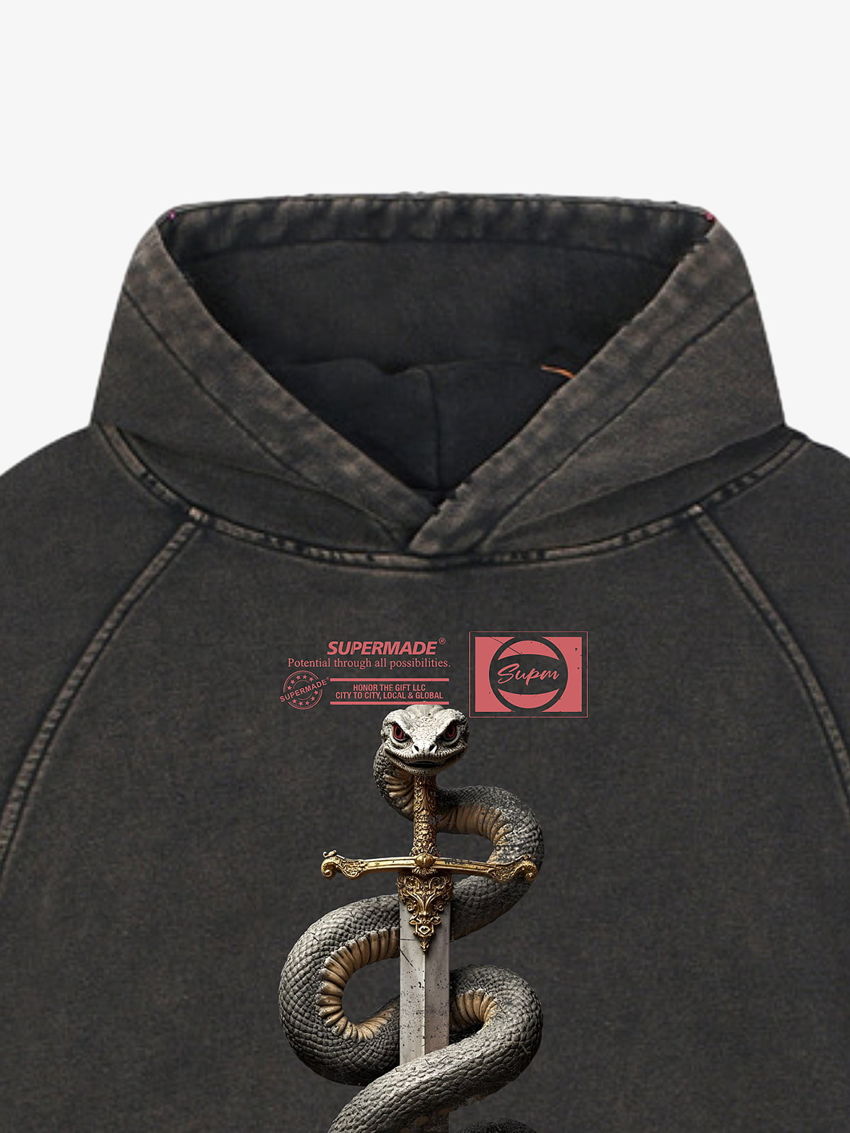 Moletom Manfinity Snake Dagger — Foto 8