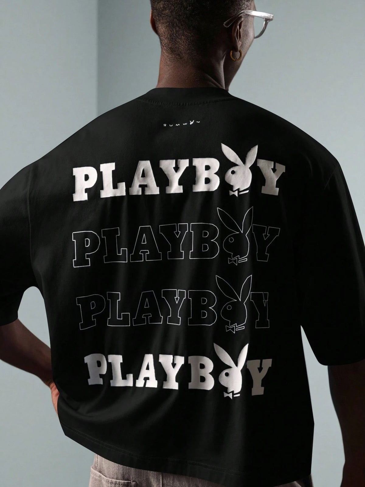 Camiseta Manfinity Oversized Fleece — Foto 3