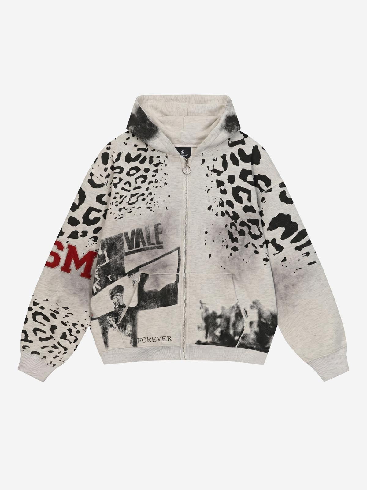 Moletom Manfinity Leopard Appliqué — Foto 16