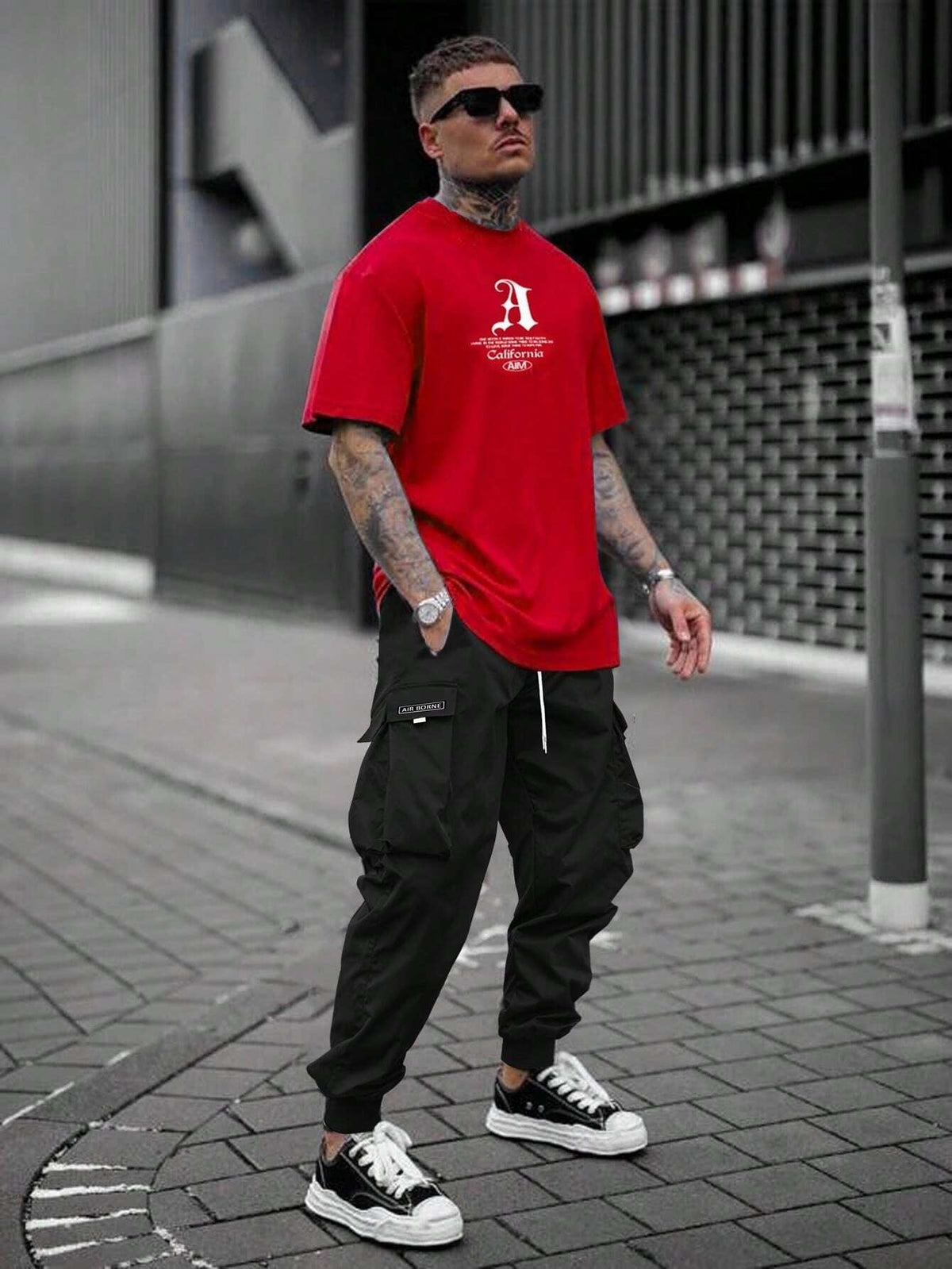 Calça Manfinity Cargo Air Bone — Foto 11