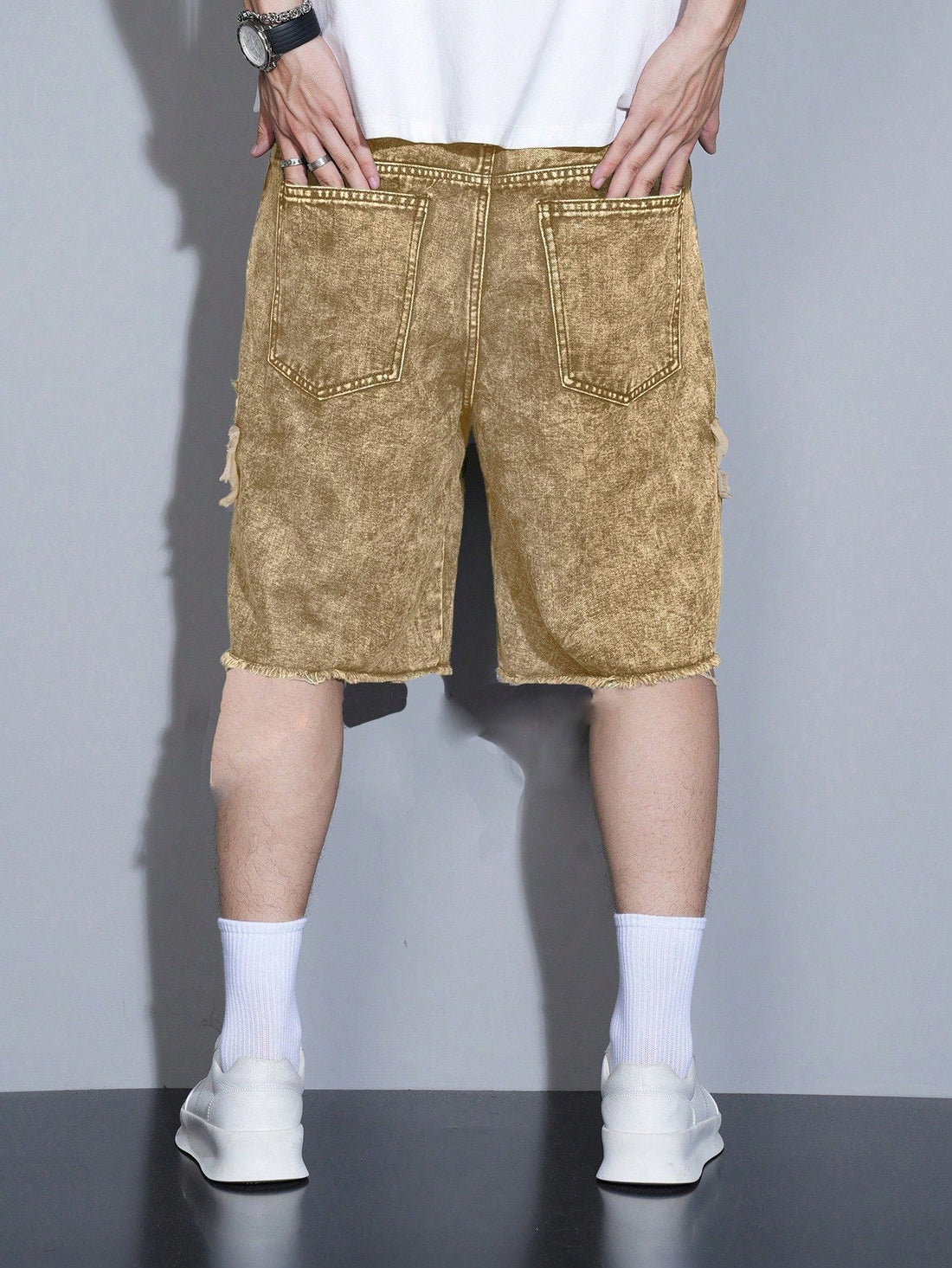 Short Manfinity Denim Pentagonal — Foto 1