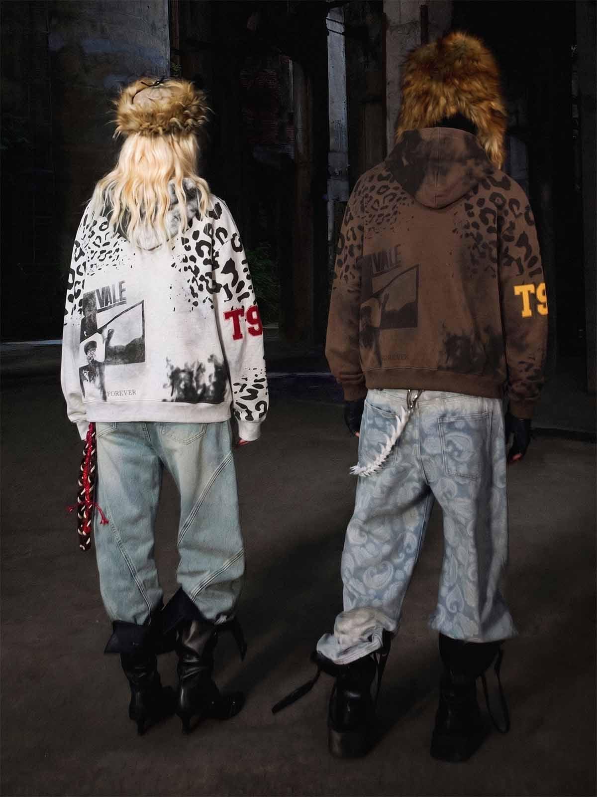 Moletom Manfinity Leopard Appliqué — Foto 3
