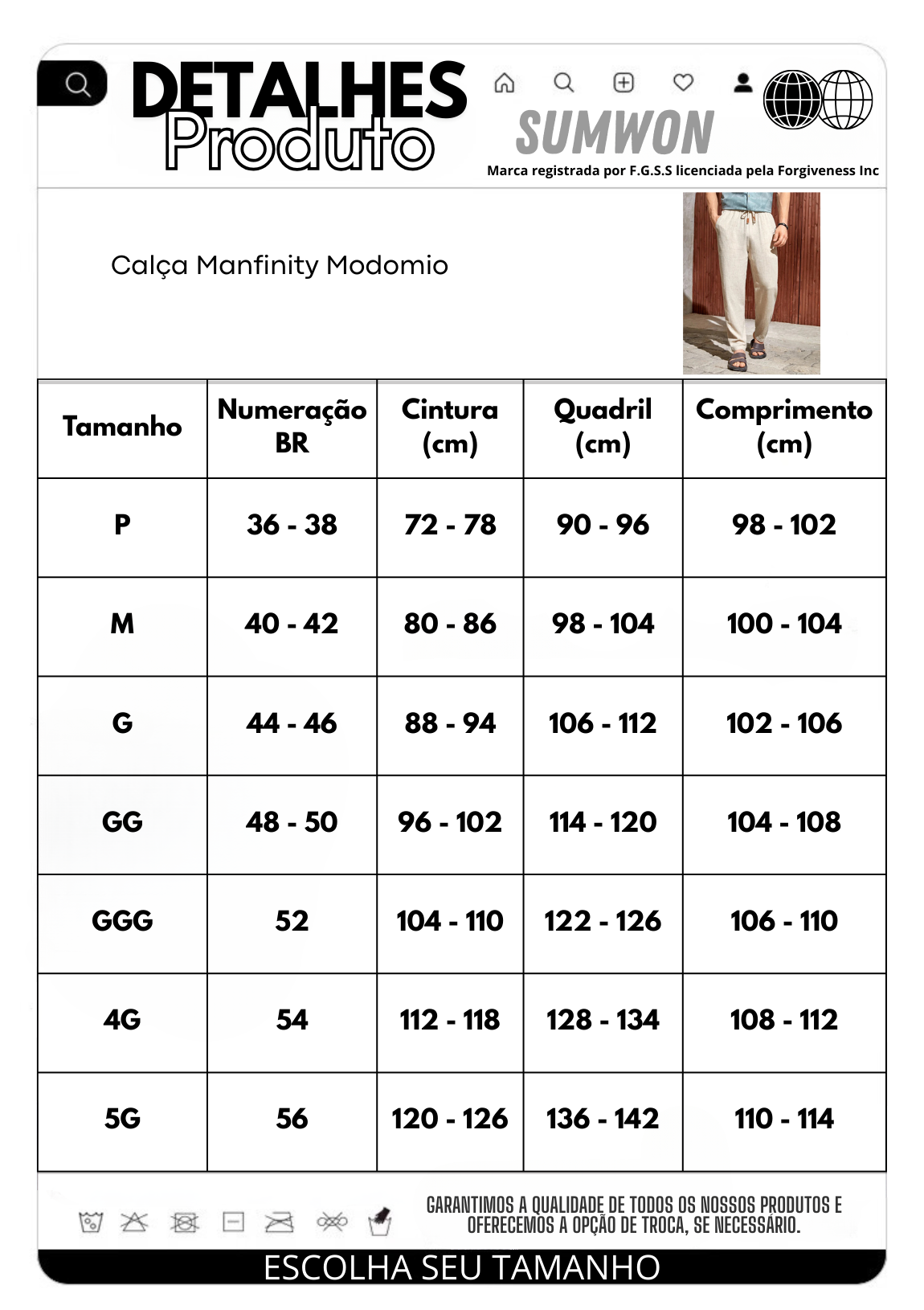 Calça Manfinity Elegance — Foto 16