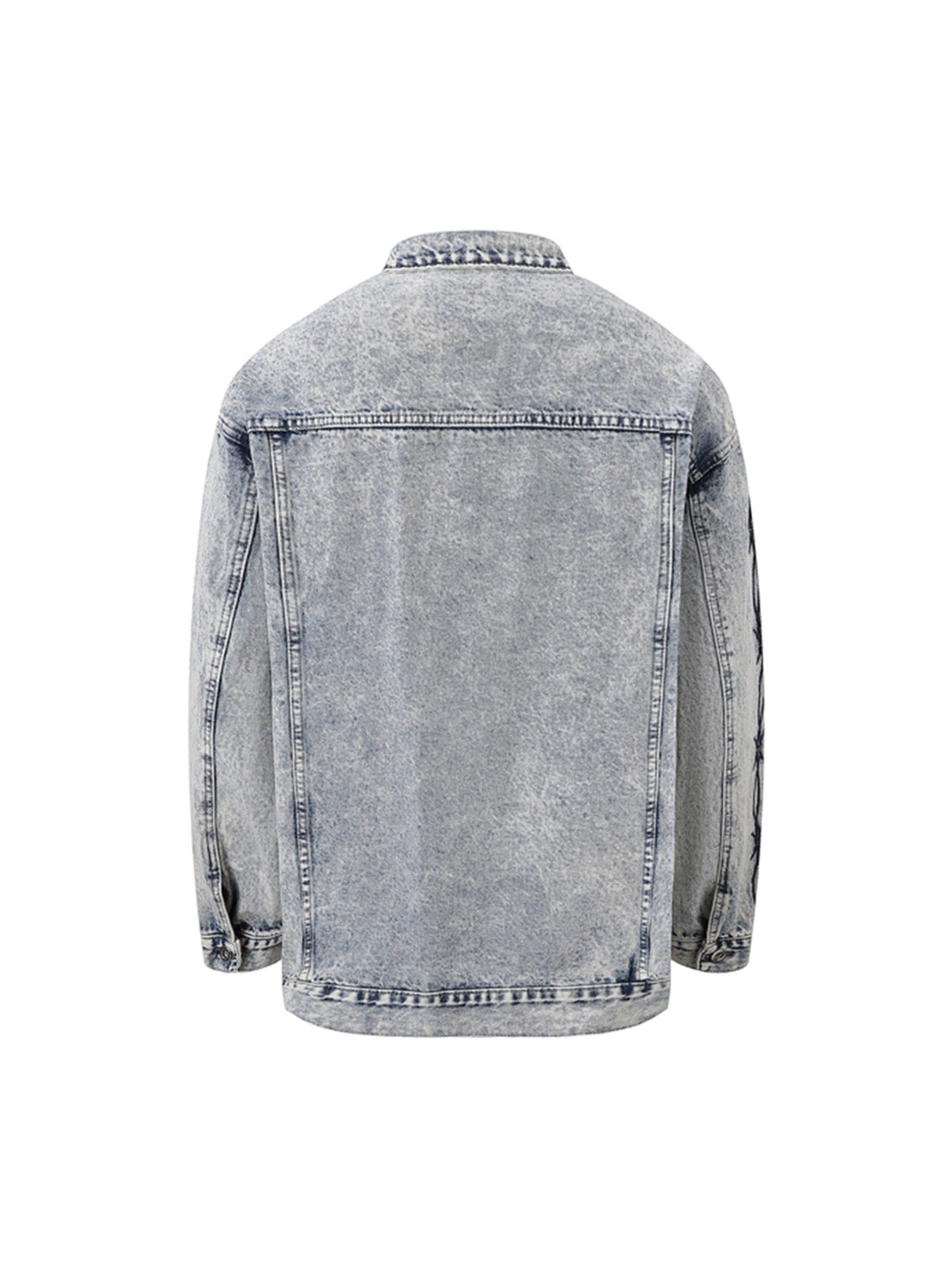 Jaqueta Manfinity Studios Barbed Wire Denim Jacket — Foto 1