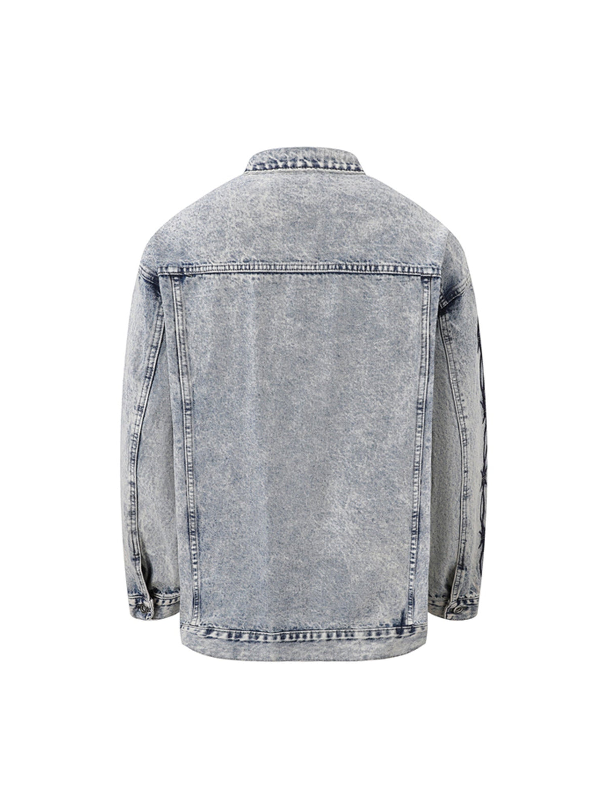 Jaqueta Manfinity Studios Barbed Wire Denim Jacket — Foto 2