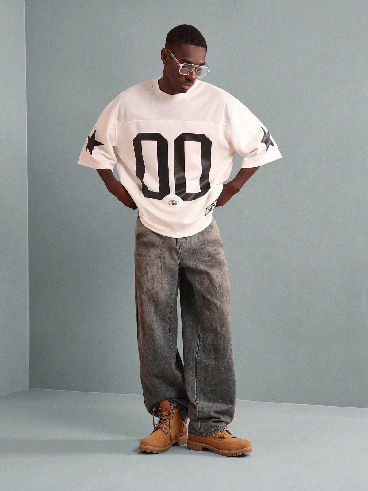Camiseta Manfinity Oversized 00 — Foto 1