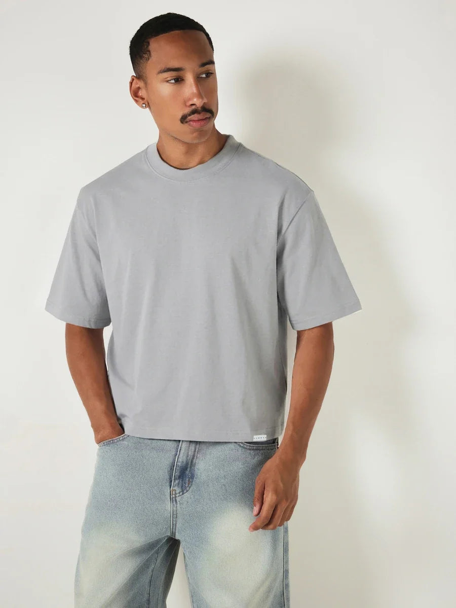 Camiseta Manfinity Cropped Boxy — Foto 7