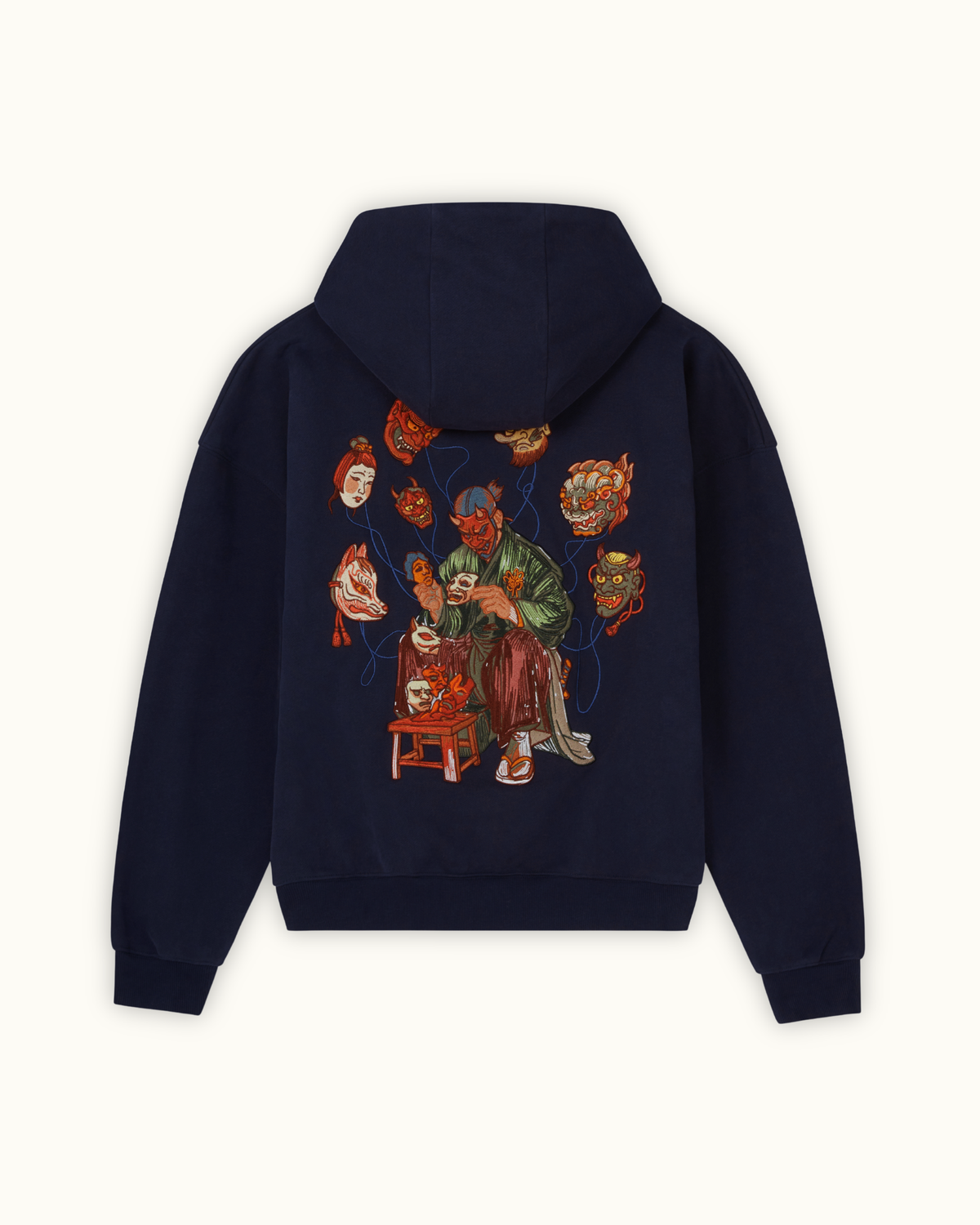 Moletom Manfinity Studios Japanese Mask Artisan Hoodie — Foto 1
