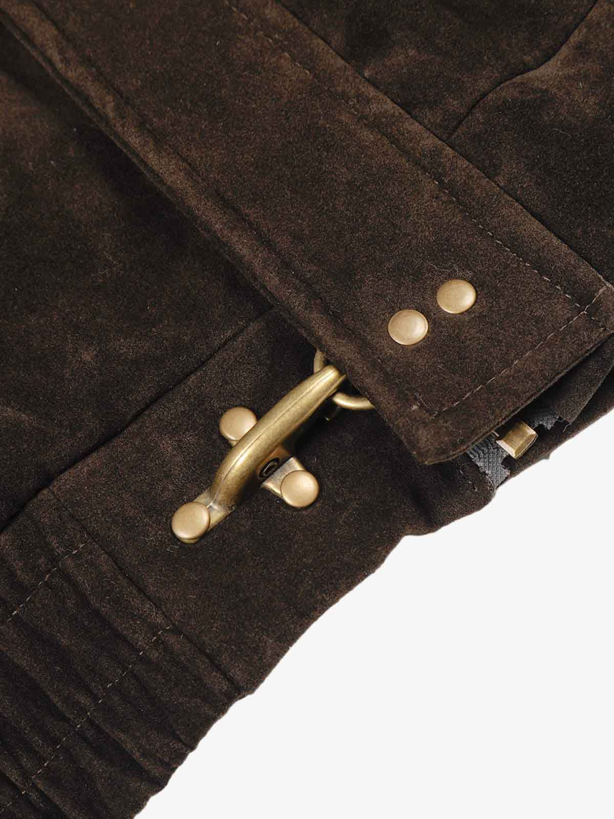Jaqueta Manfinity Suede Embroidered — Foto 17