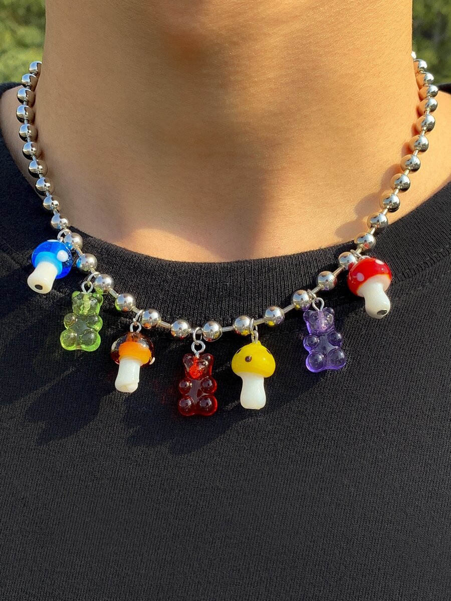 Colar Manfinity Mushroom Bear — Foto 1