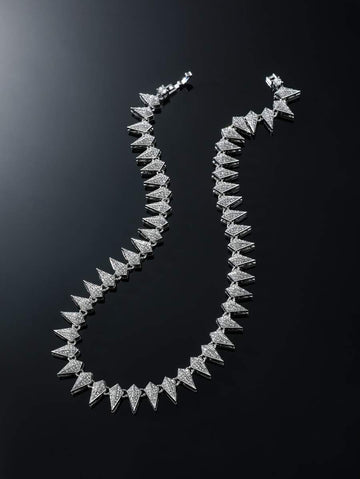 Colar Manfinity Chain Strass — Foto 1