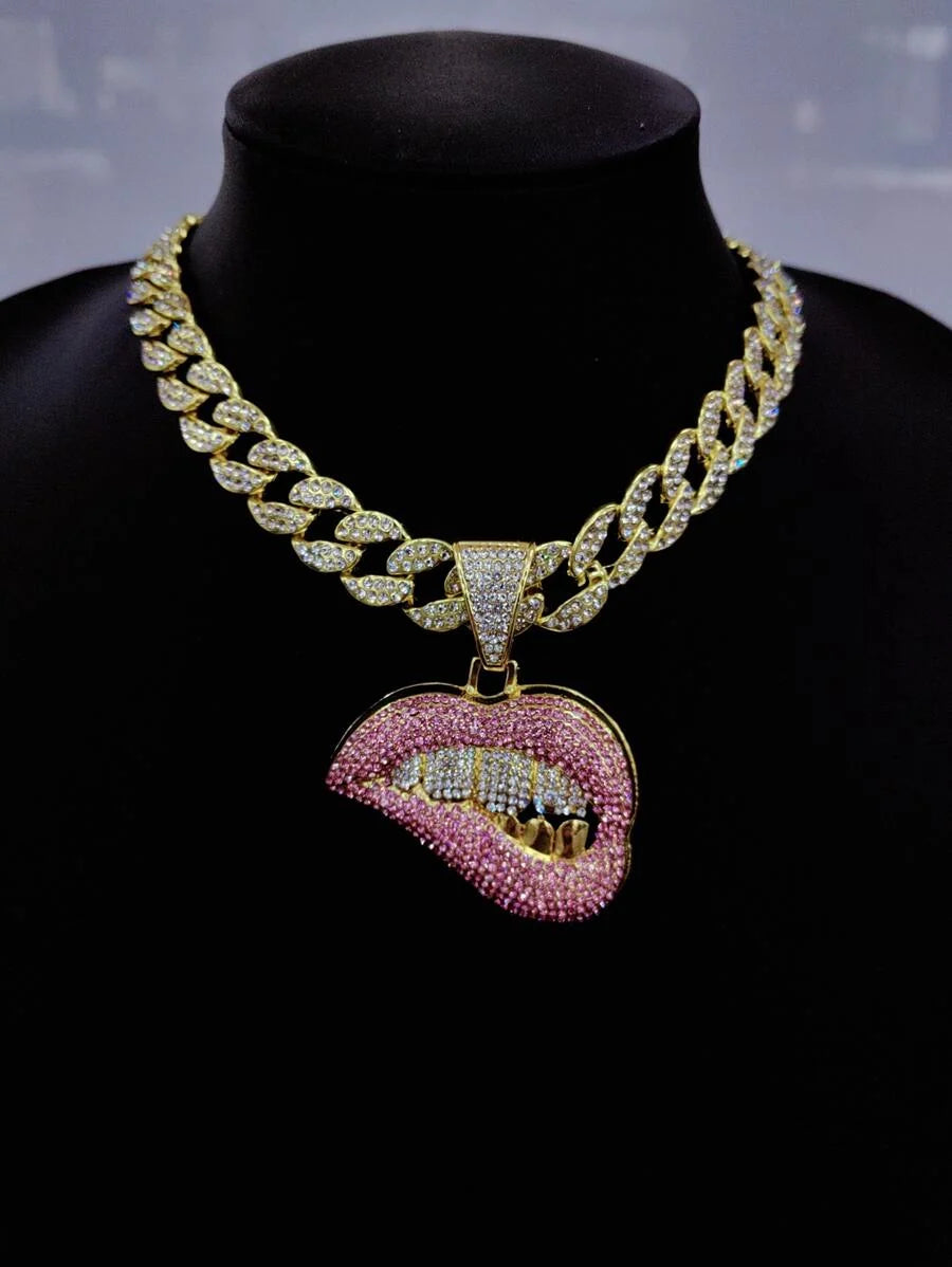 Colar Manfinity Lips Charm — Foto 1