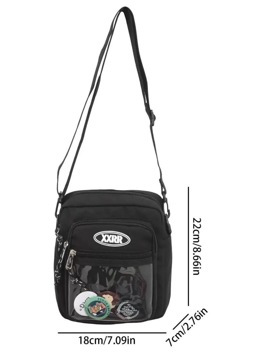 Shoulder bag Manfinity Transparente Patch — Foto 5