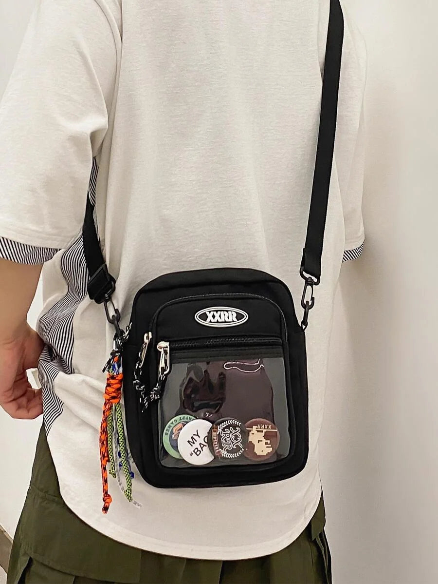 Shoulder bag Manfinity Transparente Patch — Foto 1