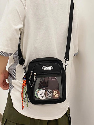 Shoulder bag Manfinity Transparente Patch — Foto 1