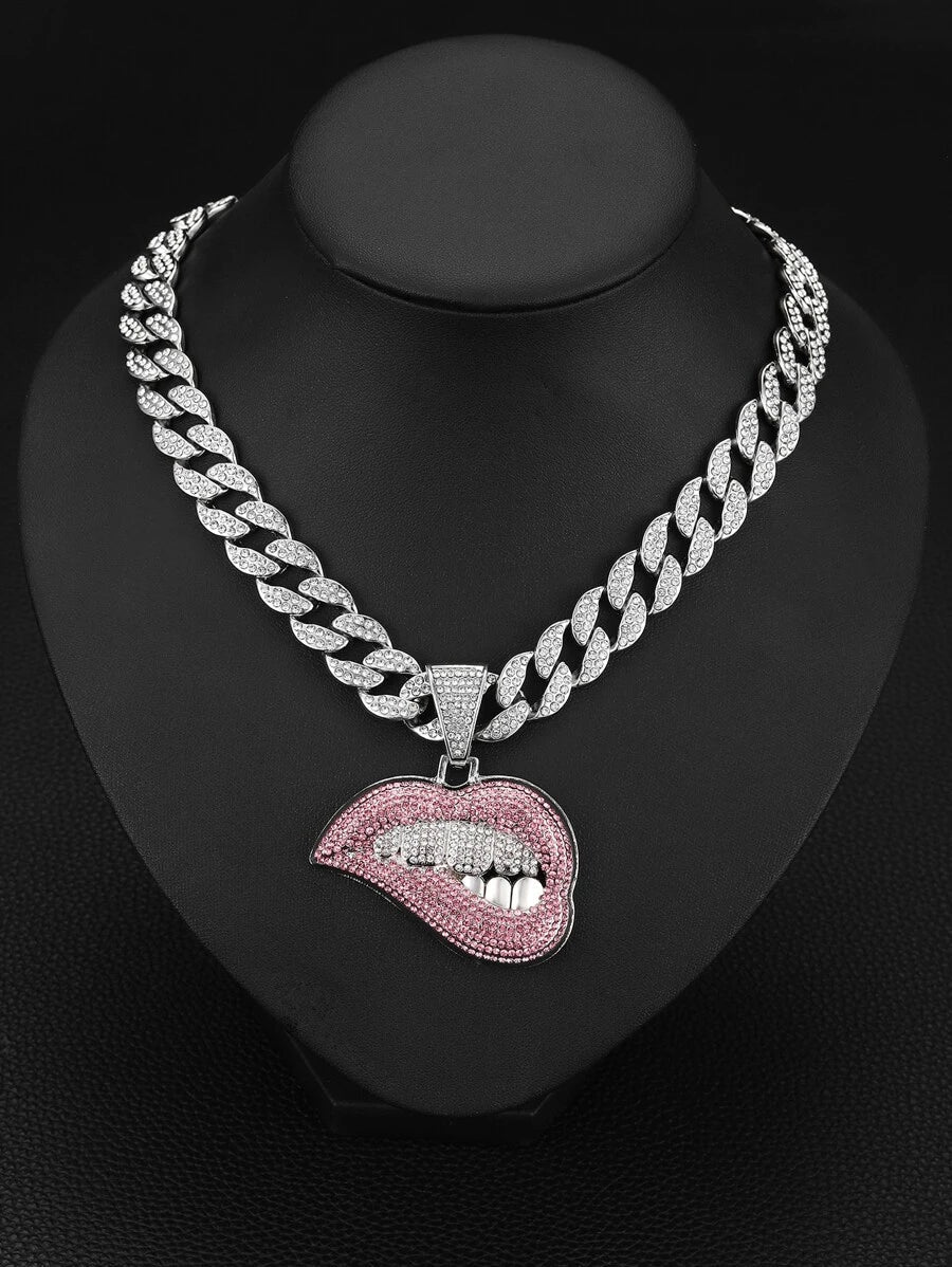 Colar Manfinity Lips Charm — Foto 1