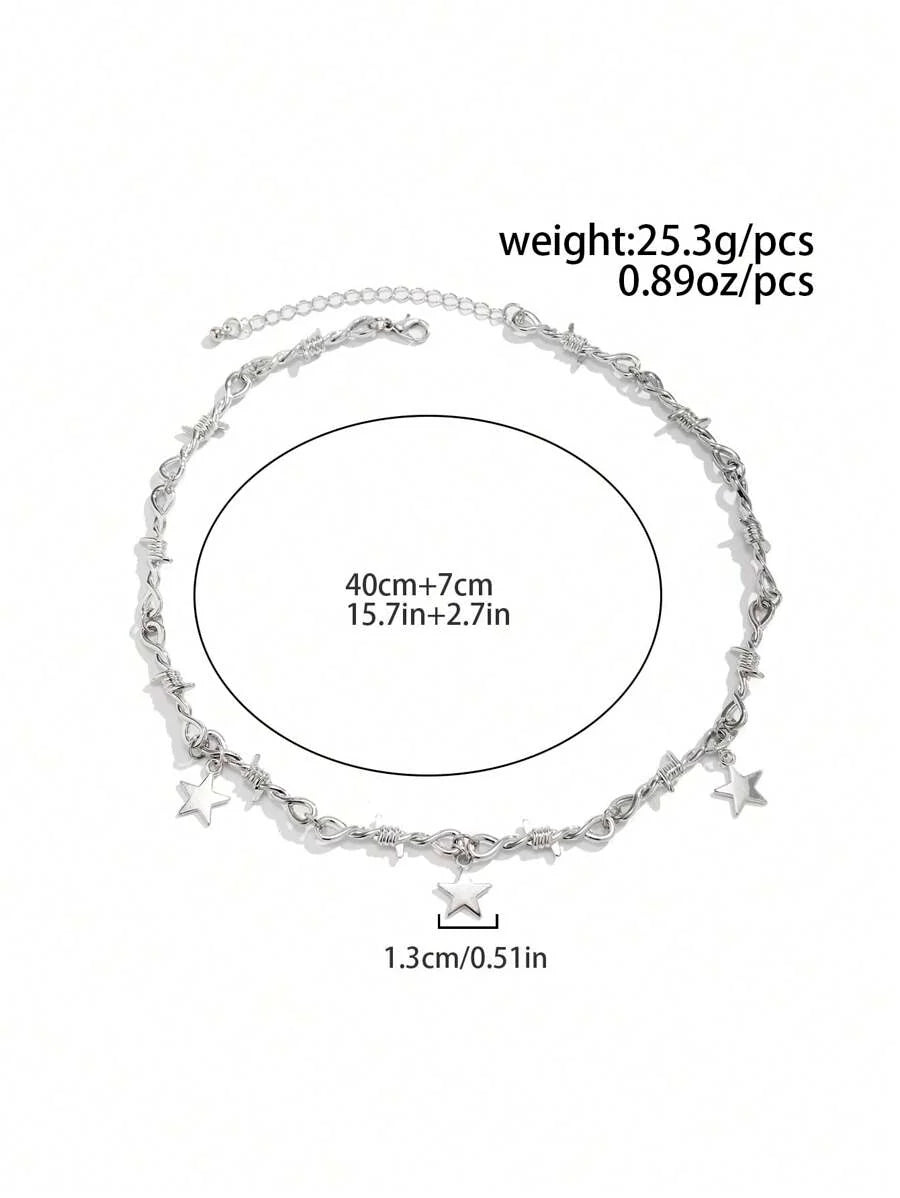 Colar Manfinity Twist Star — Foto 6