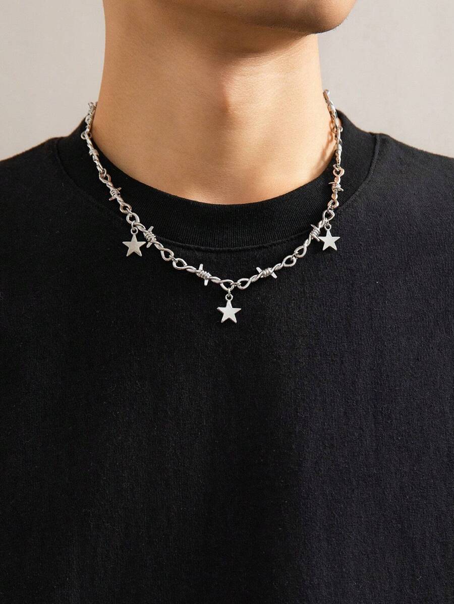 Colar Manfinity Twist Star — Foto 3