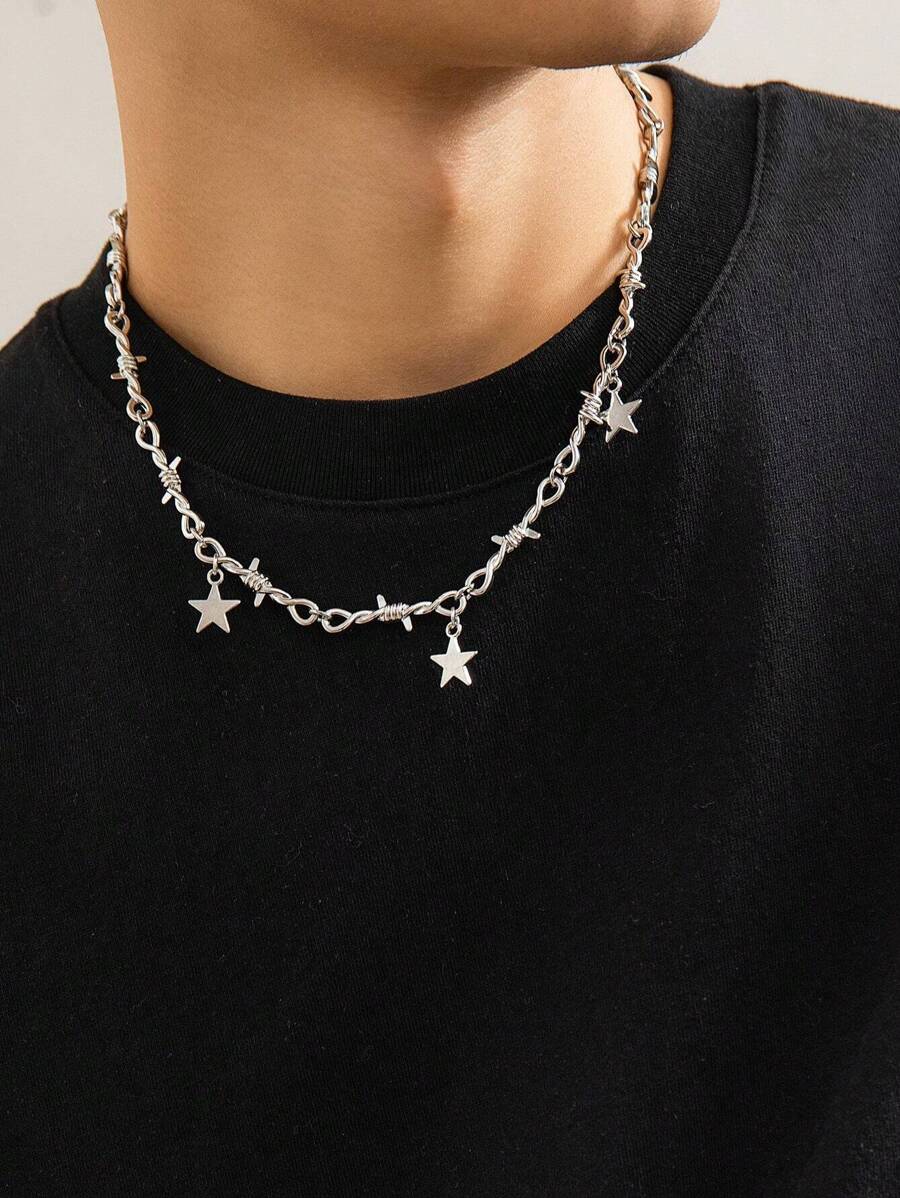 Colar Manfinity Twist Star — Foto 1