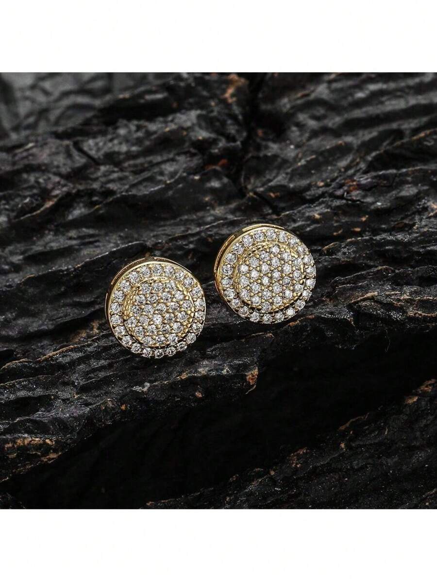 Brincos Manfinity Maciça 18k — Foto 1