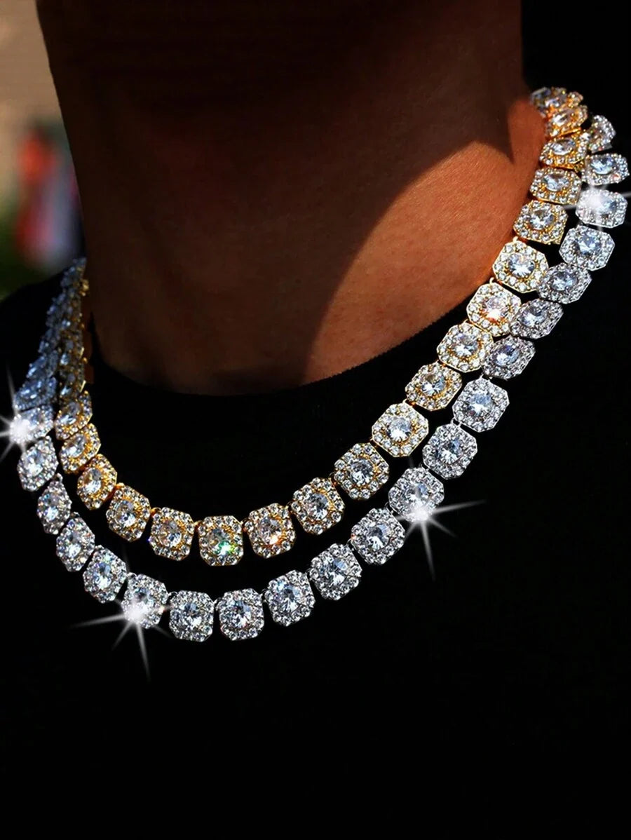 Colar Manfinity Strass Chain — Foto 1