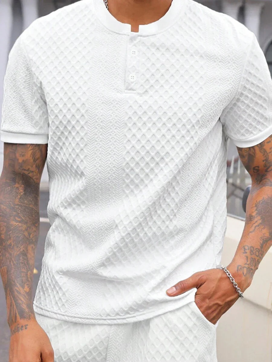 Camiseta Manfinity Henley — Foto 3