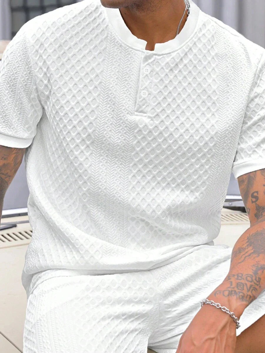 Camiseta Manfinity Henley — Foto 1