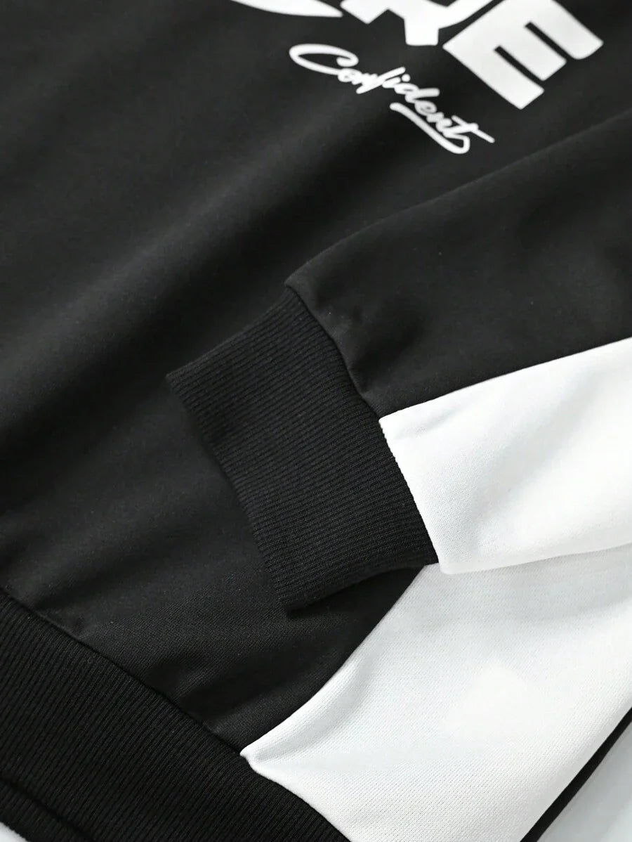 Blusa Manfinity Roghcode Blocos Gráfico — Foto 3
