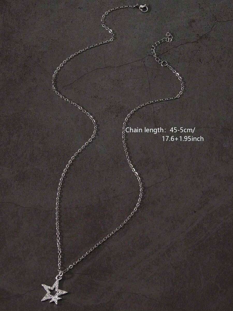 Colar Manfinity Crucifixo Strass — Foto 3
