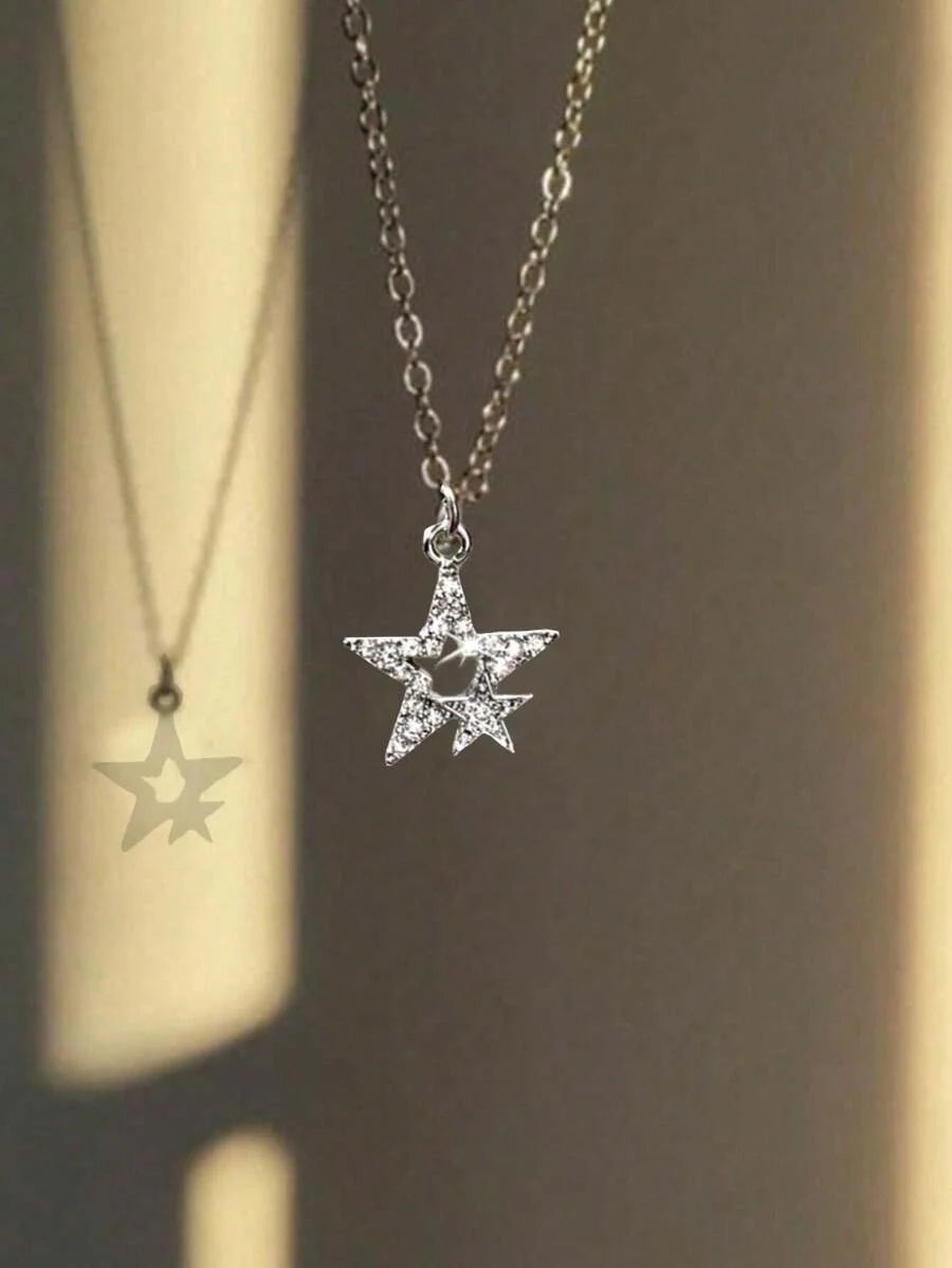 Colar Manfinity Crucifixo Strass — Foto 1