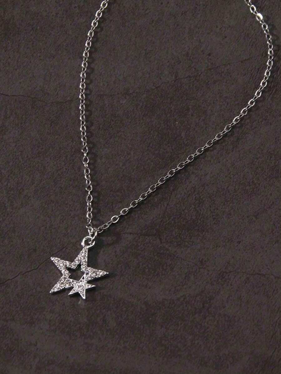 Colar Manfinity Crucifixo Strass — Foto 2