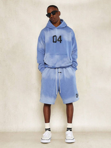 Conjunto Moletom Manfinity Studios Acid Wash 04 Hoodie — Foto 1