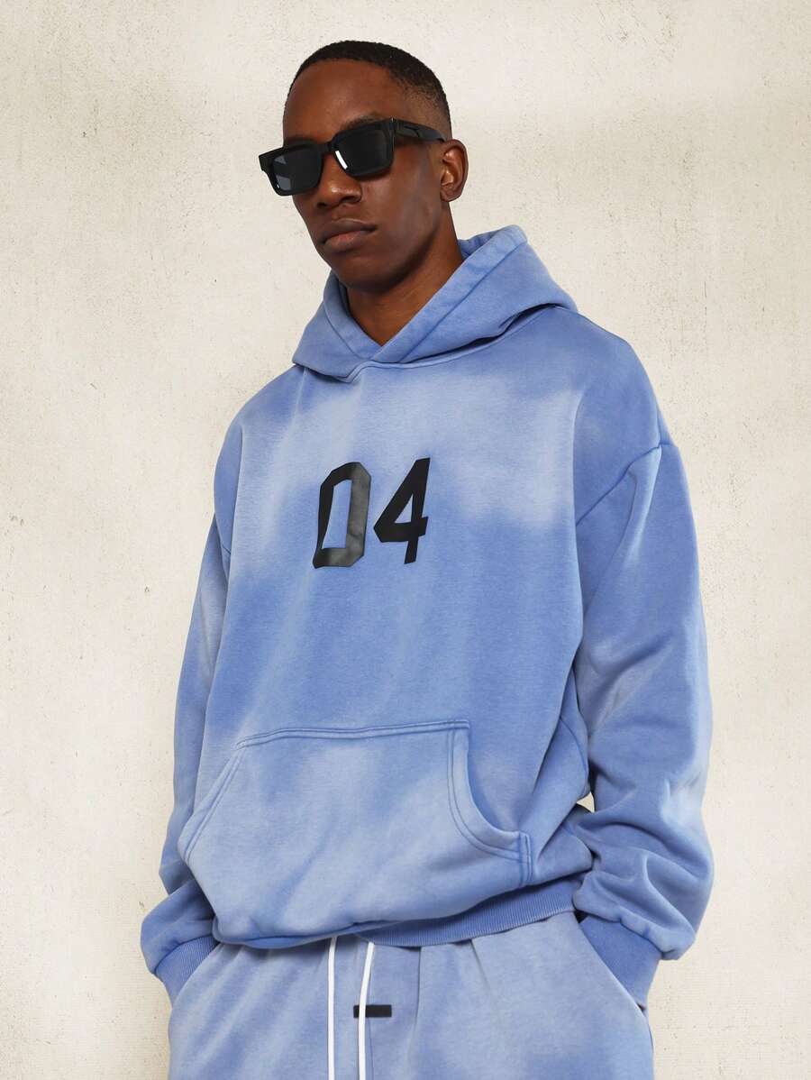 Conjunto Moletom Manfinity Studios Acid Wash 04 Hoodie — Foto 3