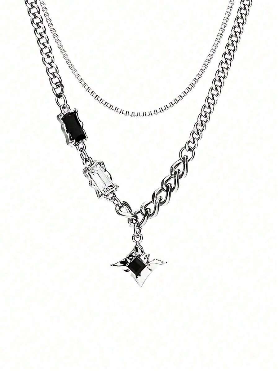 Colar Manfinity Star Double — Foto 6