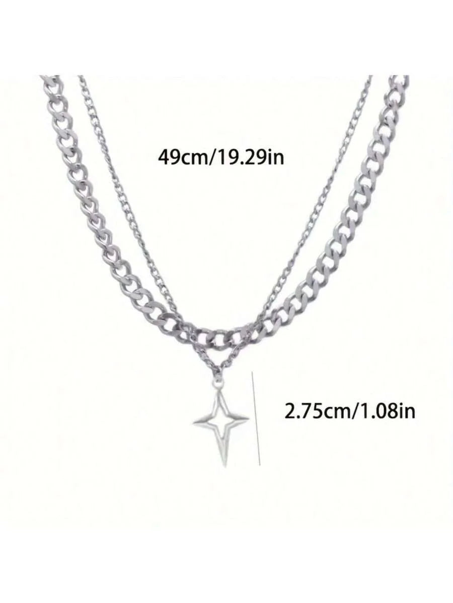 Colar Manfinity Double Layer — Foto 1