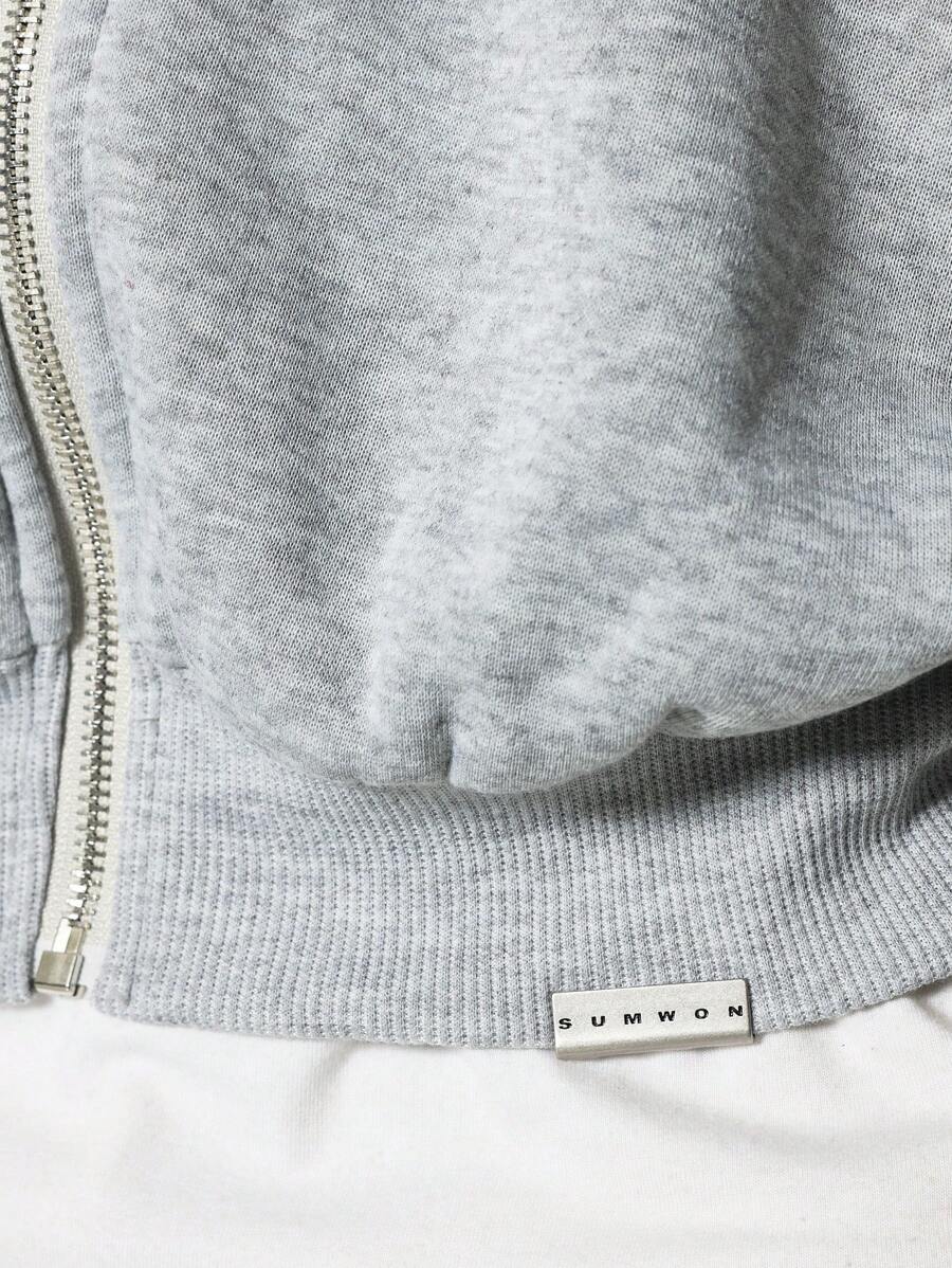 Moletom Manfinity Zip-Up Track — Foto 4