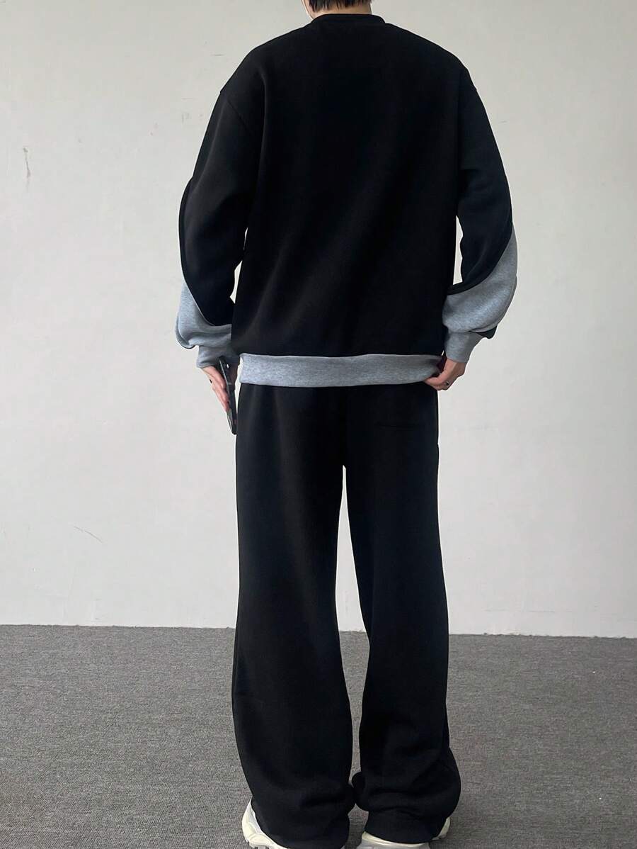 Conjunto Moletom Manfinity Patchwork — Foto 2