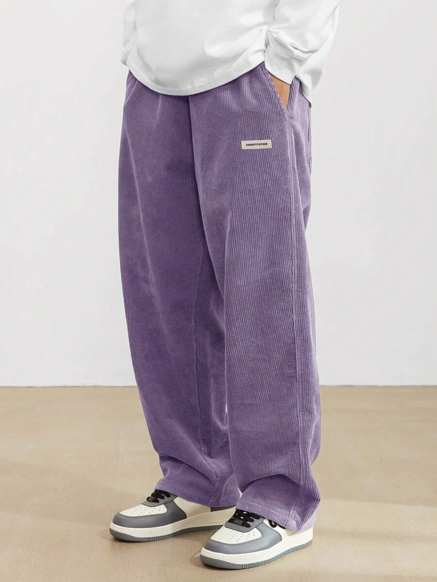 Calça Manfinity Corduroy Wide Leg — Foto 1