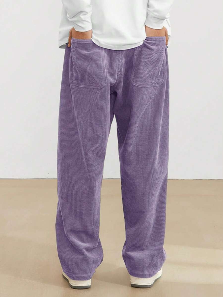 Calça Manfinity Corduroy Wide Leg — Foto 1