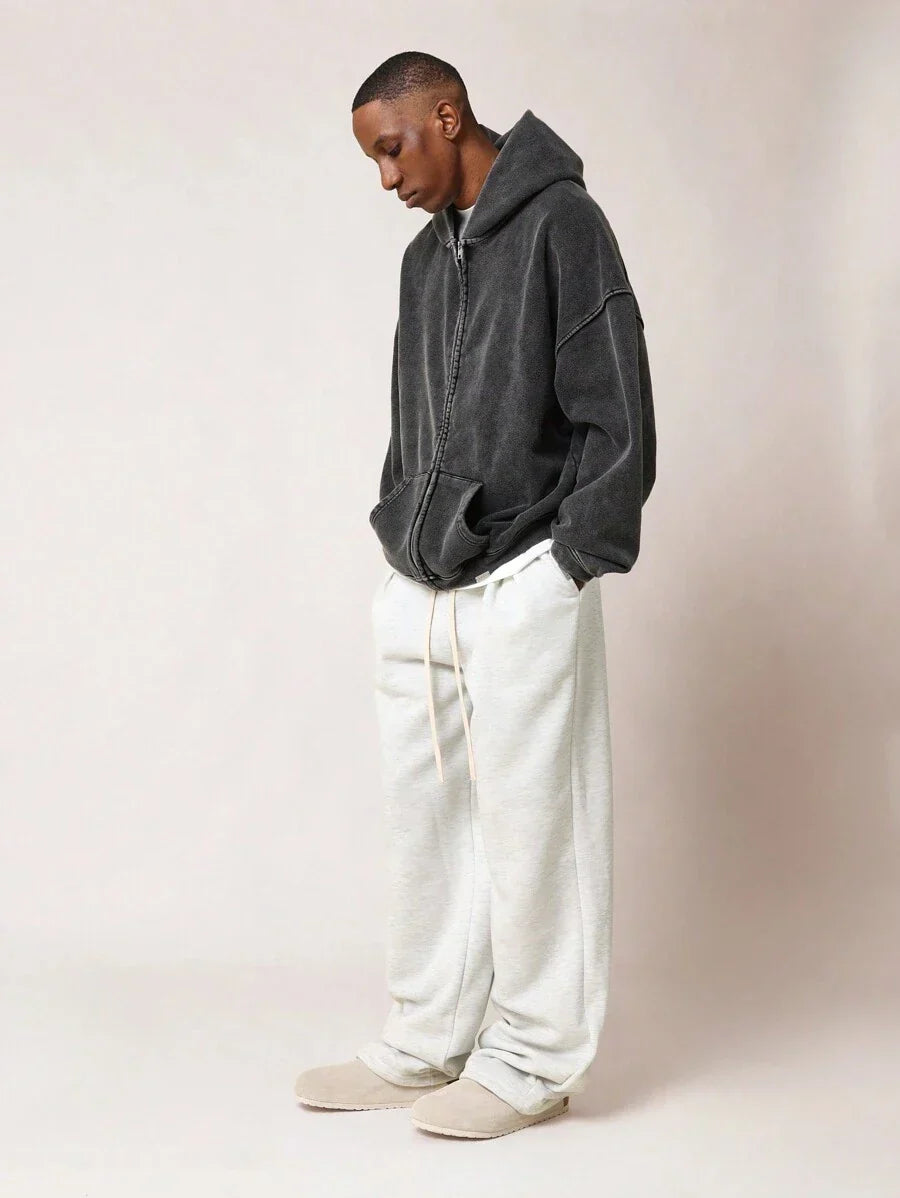 Moletom Manfinity Washed Zipper — Foto 6