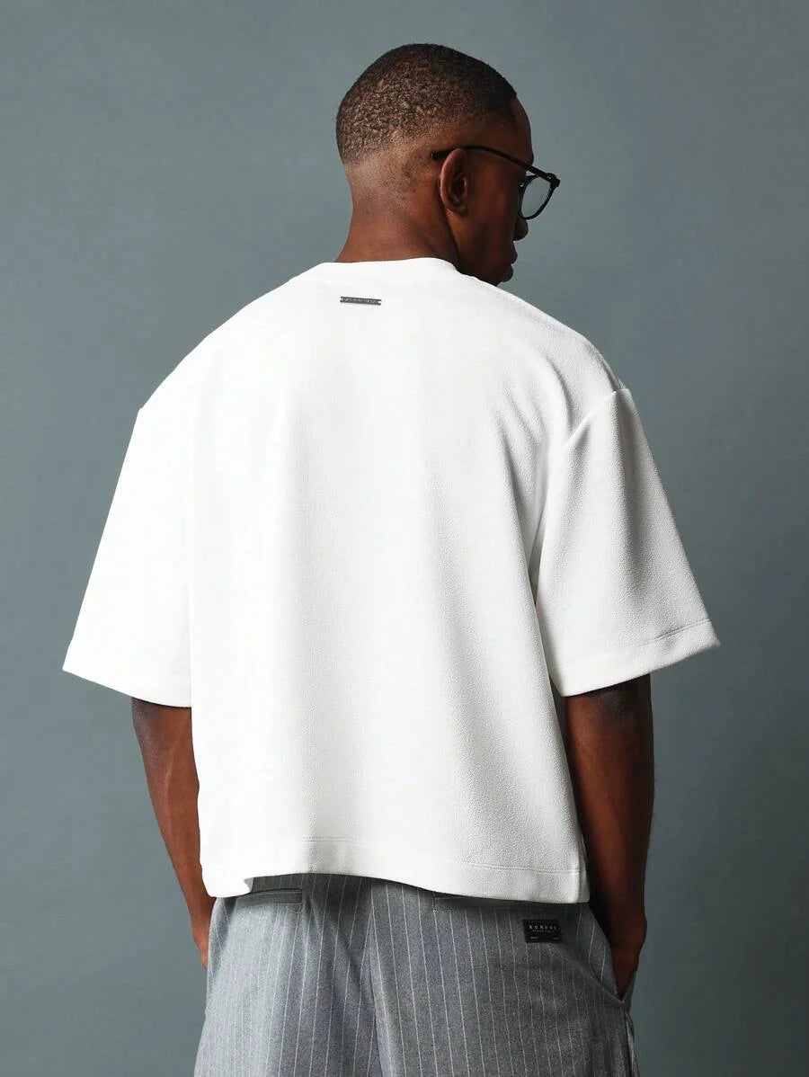 Camiseta Manfinity Cropped Quadrado — Foto 2