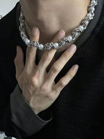 Colar Manfinity Pearl Bold — Foto 1