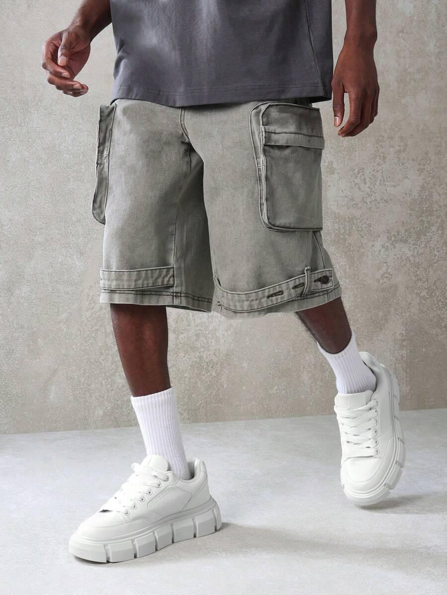 Short Manfinity Cargo Tático — Foto 1