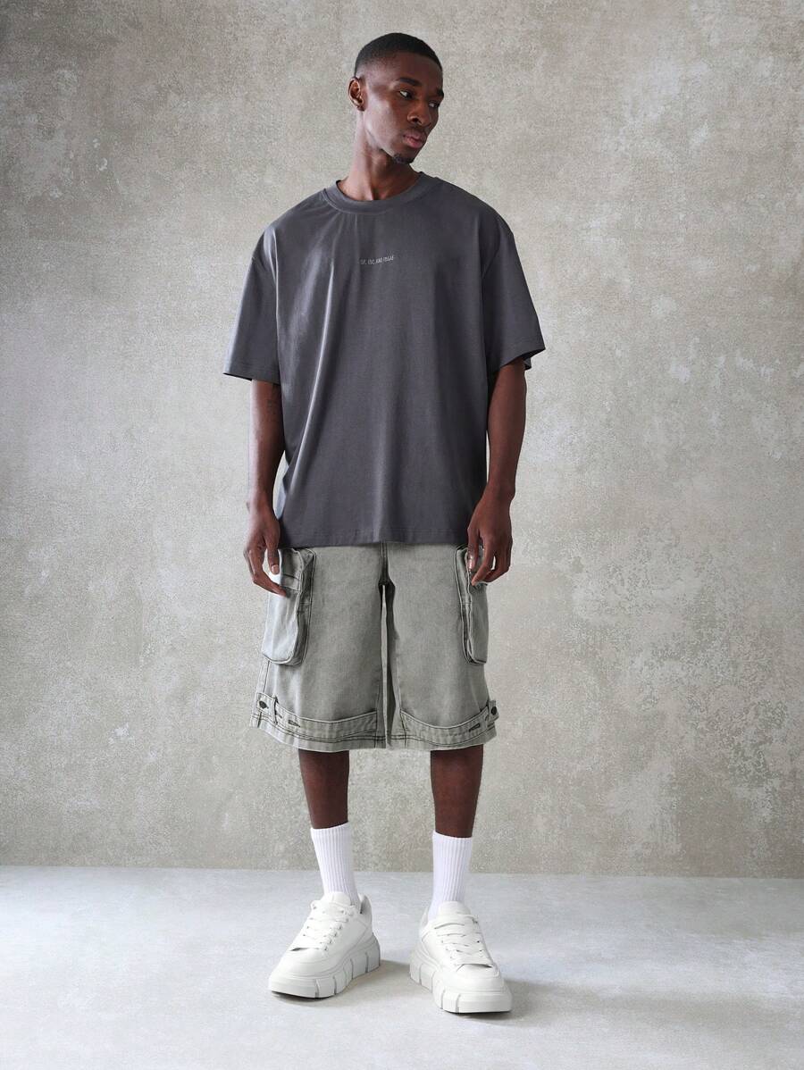 Short Manfinity Cargo Tático — Foto 3
